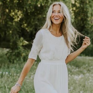 Whitby embroidered dress